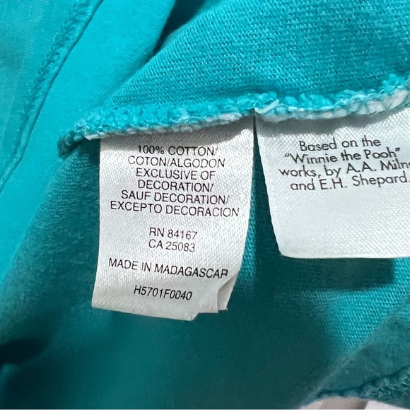 Vintage Disney Eeyore Pooh Bear Shirt “There’s Always Reason to Smile” Parks Top - Picture 5 of 8